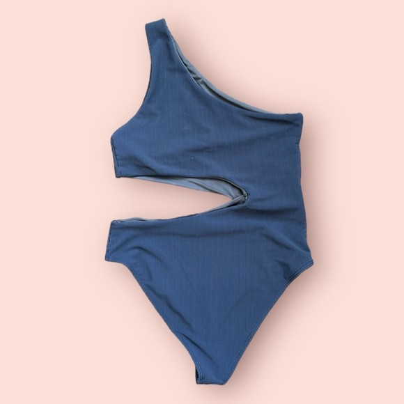 Beach Riot Celine One Piece in Slate Gray | Size Small - Picture 2 of 3